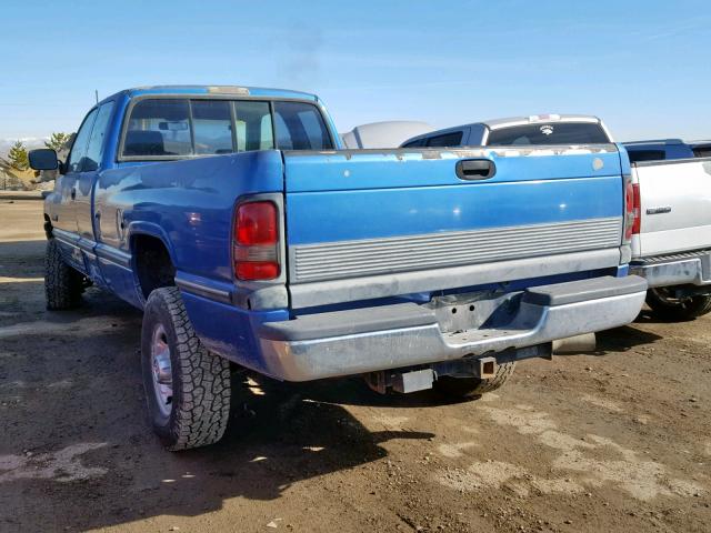 3B7KF23C9SM170432 - 1995 DODGE RAM 2500 BLUE photo 3