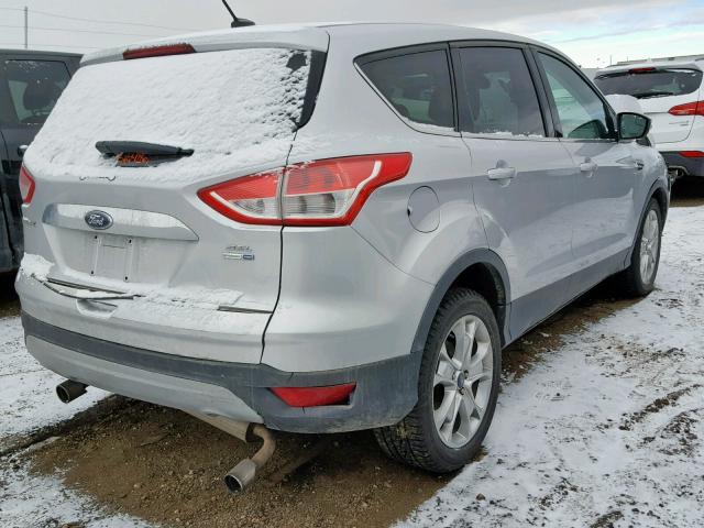 1FMCU9H95DUC79271 - 2013 FORD ESCAPE SEL SILVER photo 4