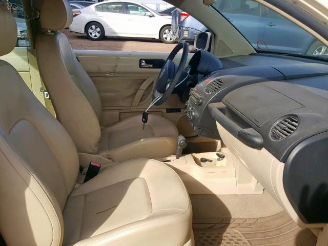3VWPW31C57M510971 - 2007 VOLKSWAGEN NEW BEETLE 奶油色 照片 5