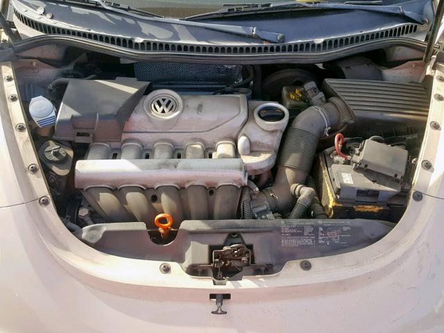 3VWPW31C57M510971 - 2007 VOLKSWAGEN NEW BEETLE 奶油色 照片 7