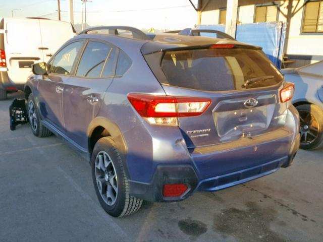 JF2GTABC3JG282566 - 2018 SUBARU CROSSTREK BLUE photo 3