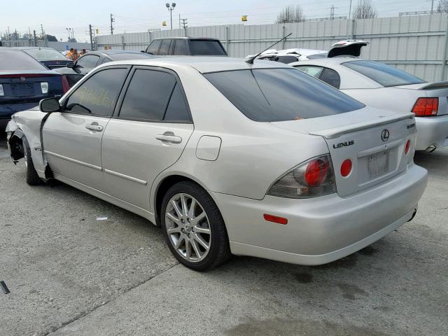 JTHBD192340092488 - 2004 LEXUS IS 300 CREAM photo 3