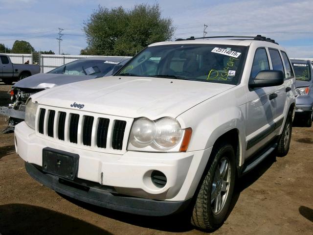 1J4GS48K86C148484 - 2006 JEEP GRAND CHER WHITE photo 2