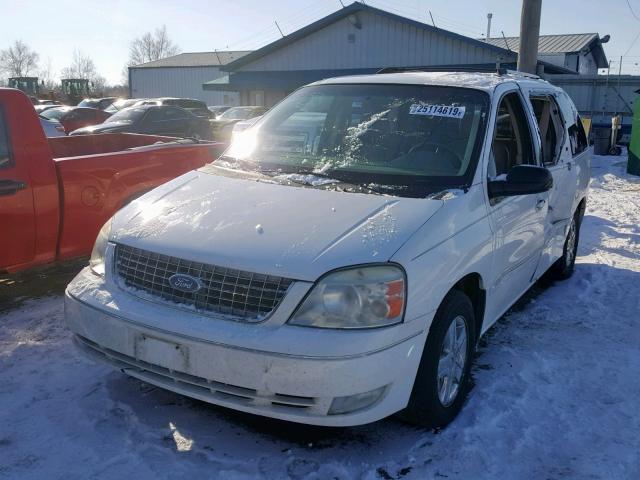 2FMZA58236BA10970 - 2006 FORD FREESTAR L WHITE photo 2