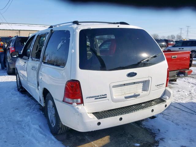 2FMZA58236BA10970 - 2006 FORD FREESTAR L WHITE photo 3