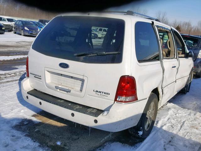 2FMZA58236BA10970 - 2006 FORD FREESTAR L WHITE photo 4