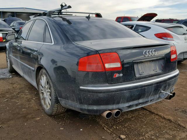 WAUPN44E77N022696 - 2007 AUDI S8 QUATTRO BLACK photo 3