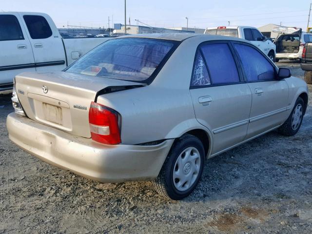 JM1BJ222910448870 - 2001 MAZDA PROTEGE DX GOLD photo 4