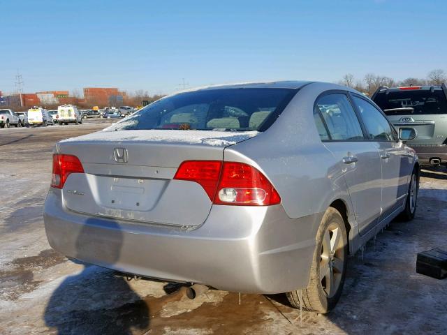 1HGFA16807L077388 - 2007 HONDA CIVIC EX SILVER photo 4