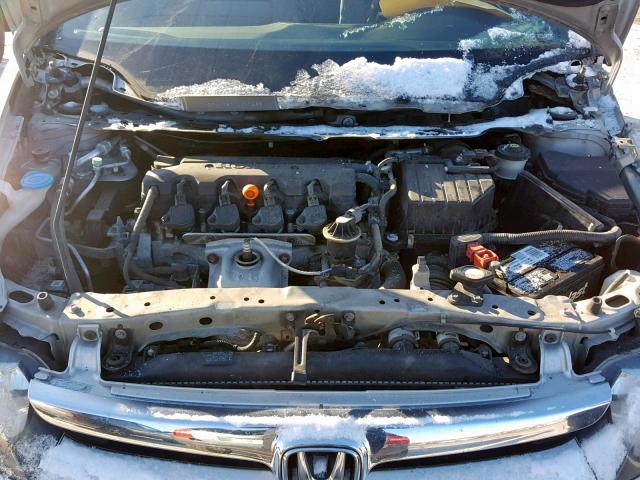 1HGFA16807L077388 - 2007 HONDA CIVIC EX SILVER photo 7