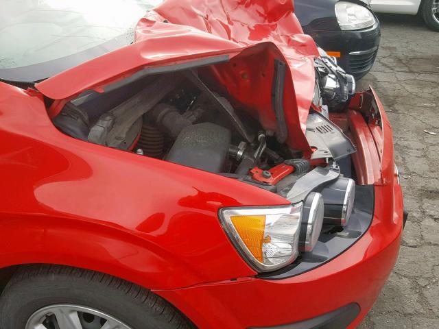 1G1JB6SG8F4158575 - 2015 CHEVROLET SONIC LS RED photo 9