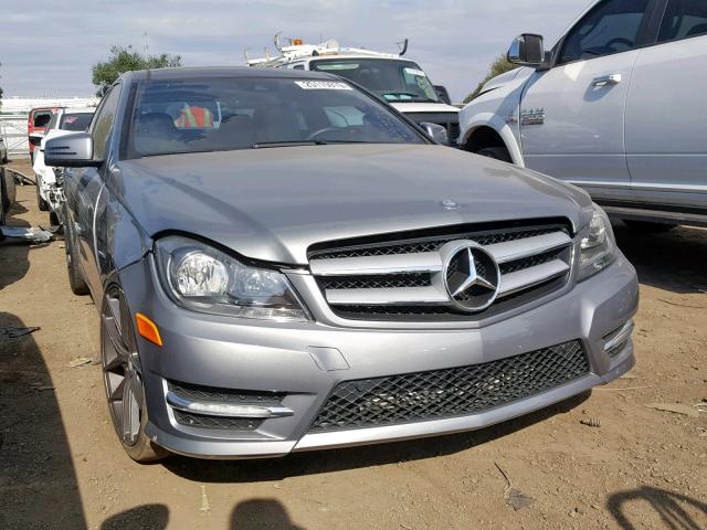 WDDGJ4HB2CF861549 - 2012 MERCEDES-BENZ C 250 SILVER photo 1