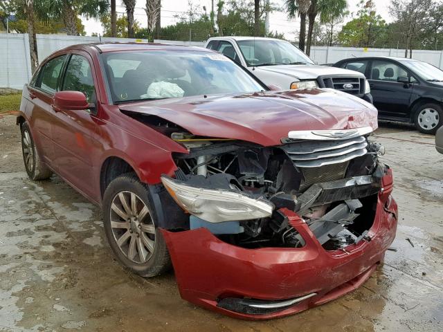 1C3CCBBB6CN166713 - 2012 CHRYSLER 200 TOURIN RED photo 1