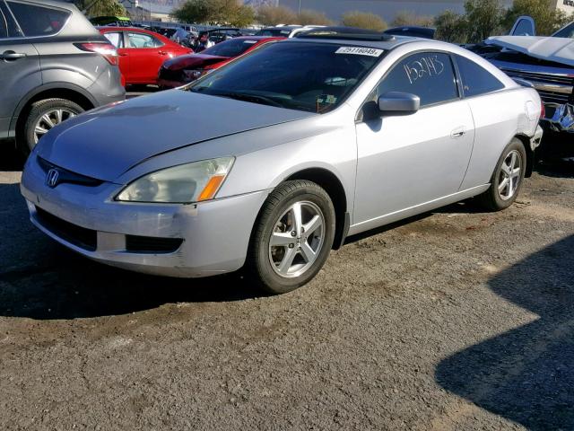 1HGCM72765A011611 - 2005 HONDA ACCORD EX SILVER photo 2