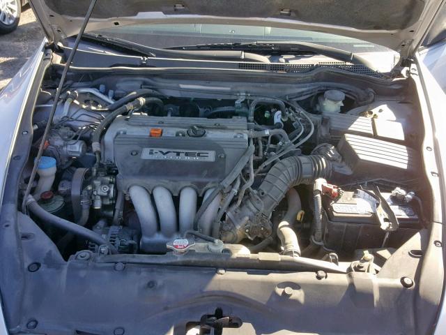 1HGCM72765A011611 - 2005 HONDA ACCORD EX SILVER photo 7