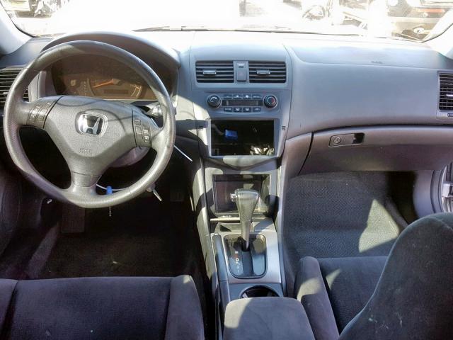 1HGCM72765A011611 - 2005 HONDA ACCORD EX SILVER photo 9