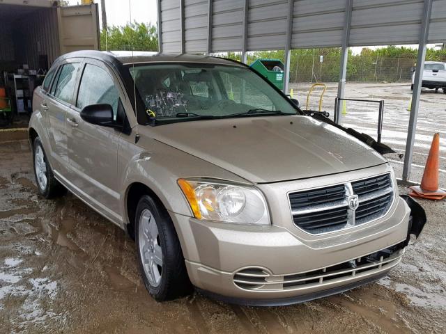 1B3HB48A99D259112 - 2009 DODGE CALIBER SX TAN photo 1