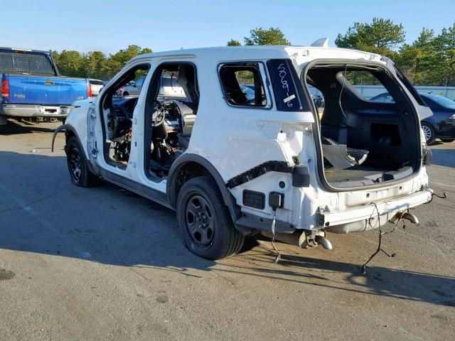 1FM5K8AR1GGB65080 - 2016 FORD EXPLORER P WHITE photo 3