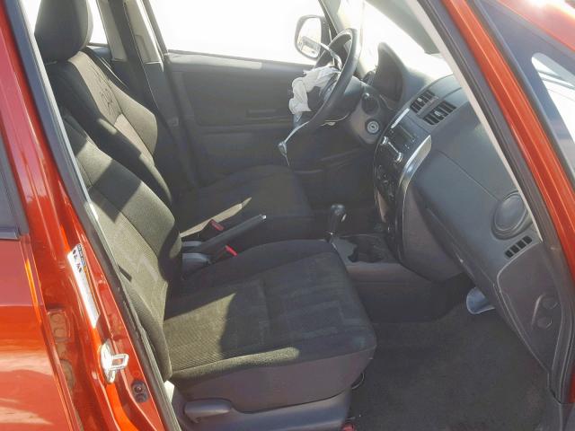 JS2YB5A31C6305453 - 2012 SUZUKI SX4 ORANGE photo 5