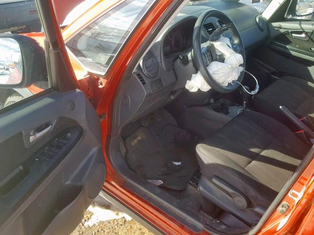 JS2YB5A31C6305453 - 2012 SUZUKI SX4 ORANGE photo 9