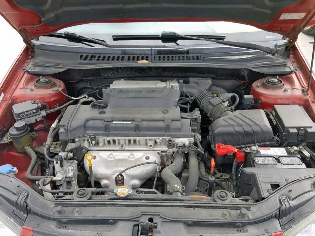 KNAFE221695633354 - 2009 KIA SPECTRA EX BURGUNDY photo 7