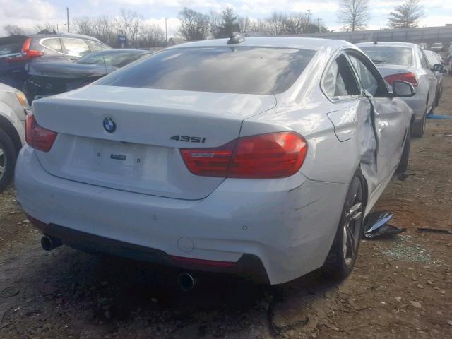 WBA3R5C5XEK186744 - 2014 BMW 435 XI WHITE photo 4