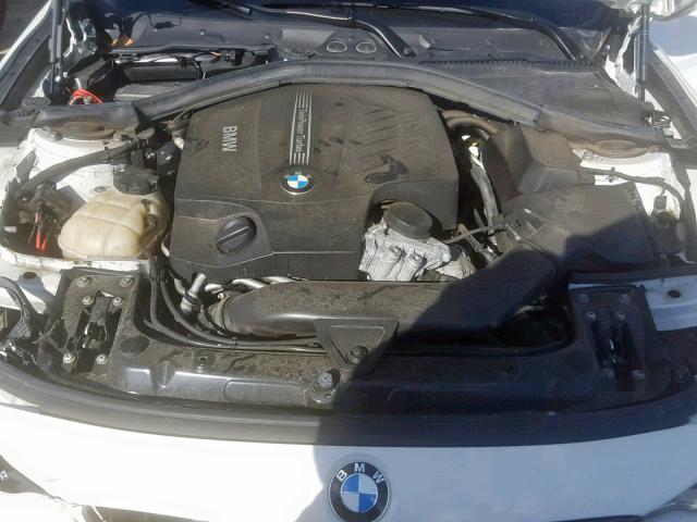 WBA3R5C5XEK186744 - 2014 BMW 435 XI WHITE photo 7