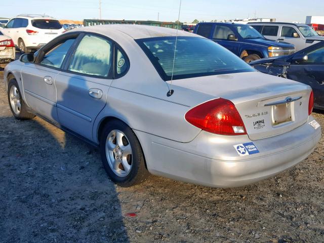 1FAFP552X2A231407 - 2002 FORD TAURUS SES SILVER photo 3