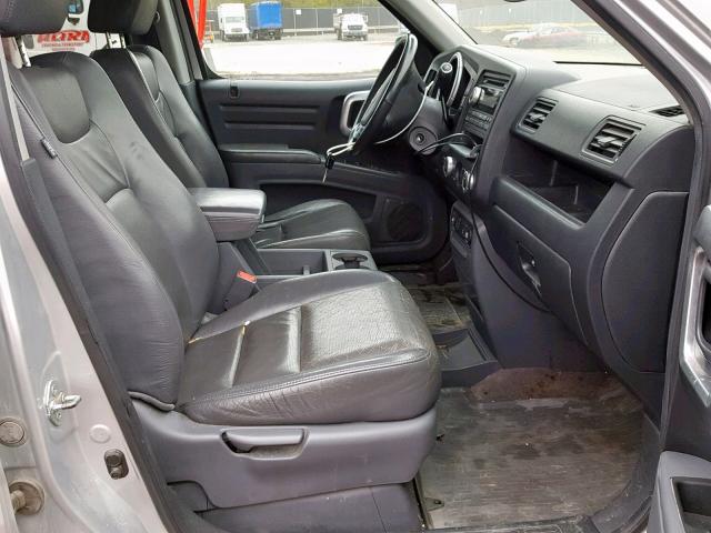 2HJYK16588H539071 - 2008 HONDA RIDGELINE SILVER photo 5