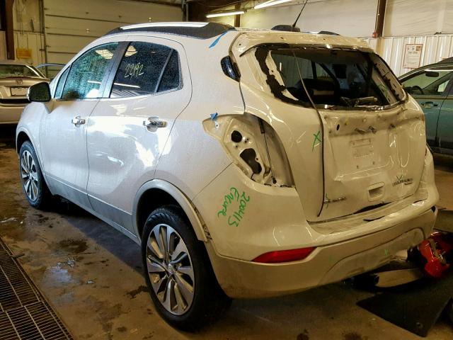 KL4CJESB7HB124900 - 2017 BUICK ENCORE PRE WHITE photo 3