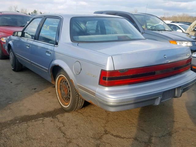 1G4AG55M2S6430553 - 1995 BUICK CENTURY SP BLUE photo 3