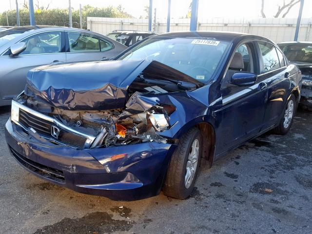 1HGCP2F44AA194639 - 2010 HONDA ACCORD LXP BLUE photo 2