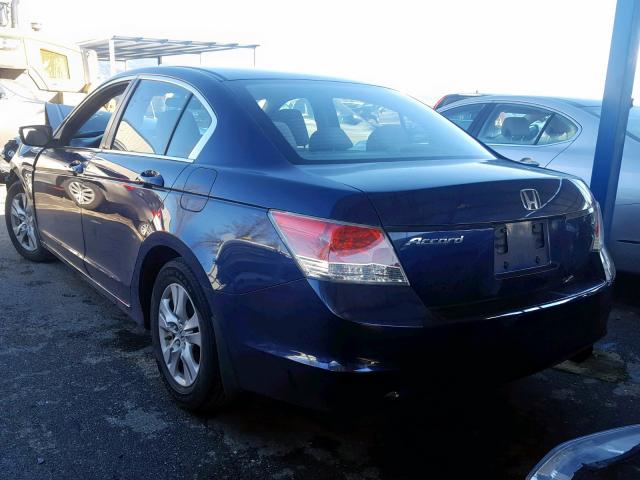 1HGCP2F44AA194639 - 2010 HONDA ACCORD LXP BLUE photo 3