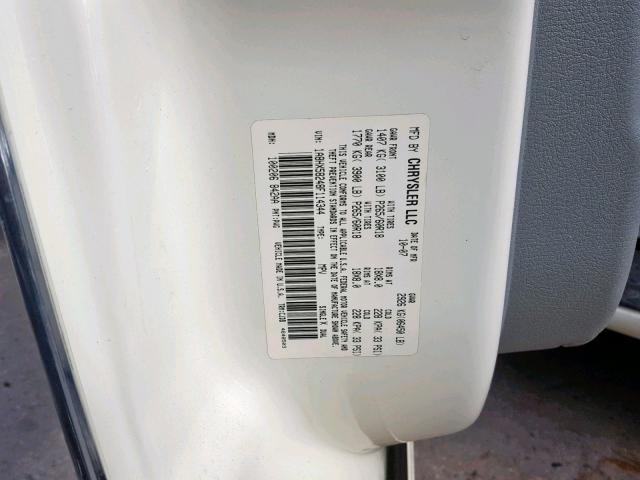 1A8HX58248F114344 - 2008 CHRYSLER ASPEN LIMI WHITE photo 10