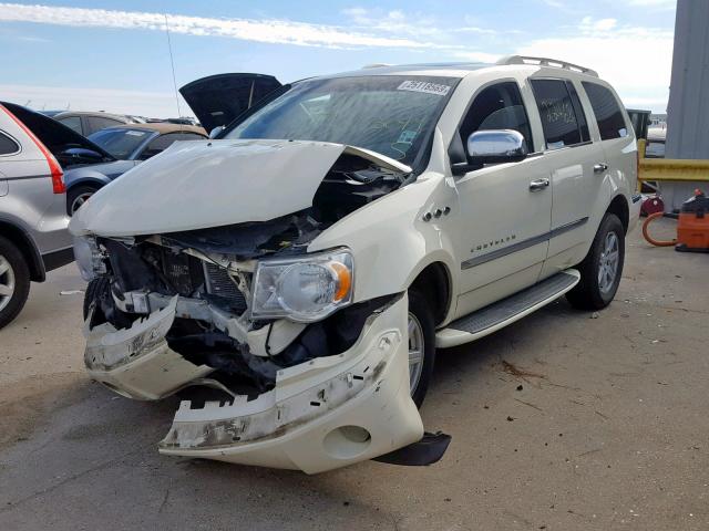 1A8HX58248F114344 - 2008 CHRYSLER ASPEN LIMI WHITE photo 2