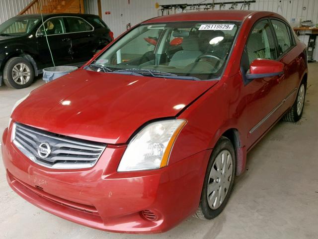 3N1AB6AP7AL692908 - 2010 NISSAN SENTRA 2.0 RED photo 2