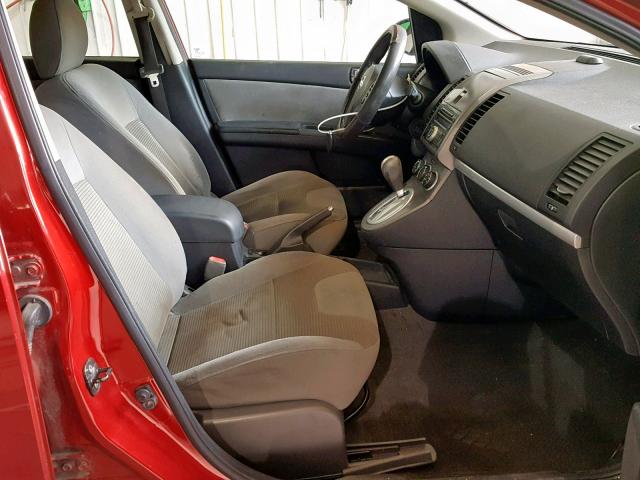 3N1AB6AP7AL692908 - 2010 NISSAN SENTRA 2.0 RED photo 5