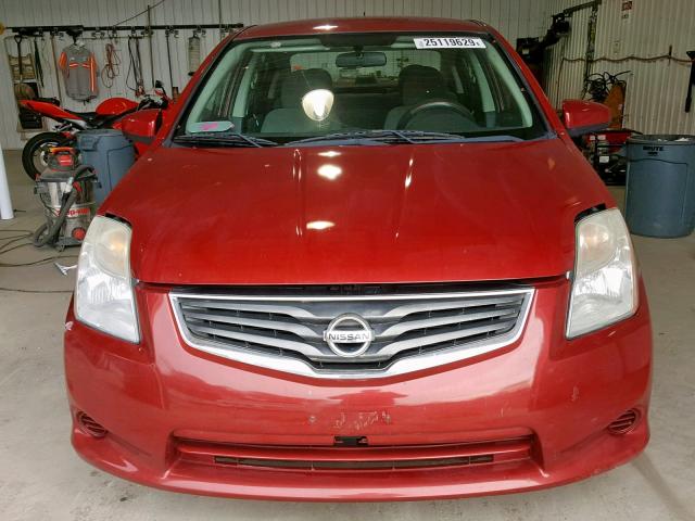 3N1AB6AP7AL692908 - 2010 NISSAN SENTRA 2.0 RED photo 9