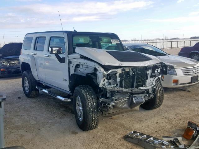 5GTDN13E078216760 - 2007 HUMMER H3 WHITE photo 1