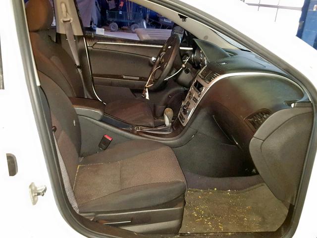 1G1ZC5EB2AF259179 - 2010 CHEVROLET MALIBU 1LT WHITE photo 5