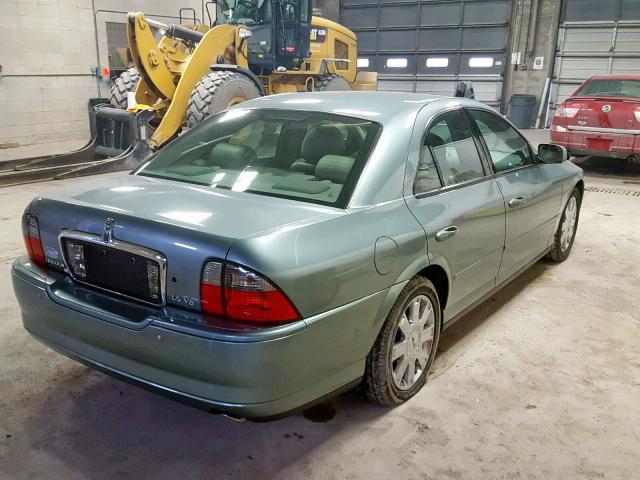 1LNHM87A74Y657904 - 2004 LINCOLN LS أخضر صورة 4