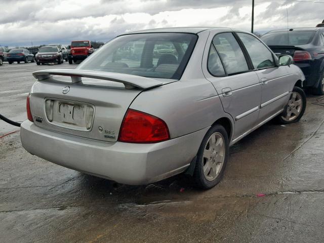 3N1CB51D46L555831 - 2006 NISSAN SENTRA 1.8 SILVER photo 4