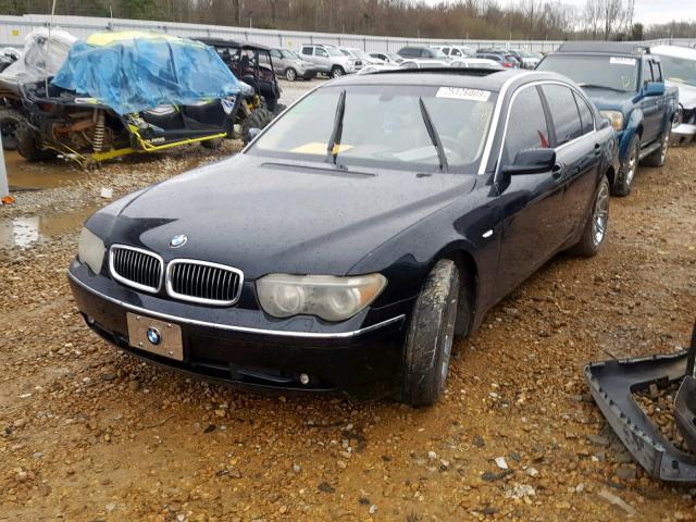 WBAGN63453DR09539 - 2003 BMW 745 LI BLACK photo 2