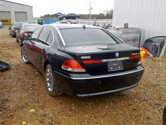 WBAGN63453DR09539 - 2003 BMW 745 LI BLACK photo 3