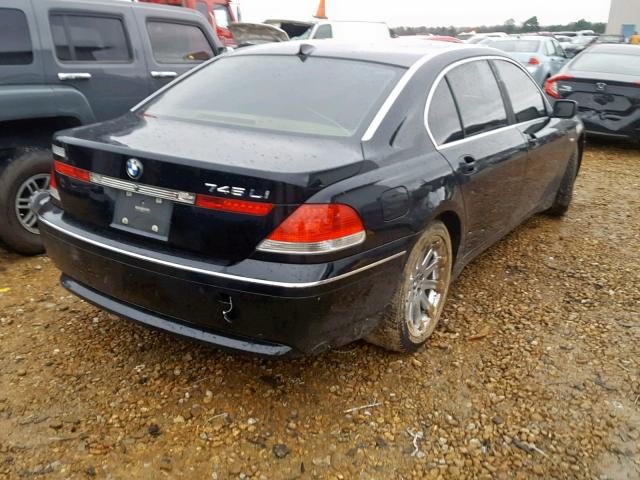 WBAGN63453DR09539 - 2003 BMW 745 LI BLACK photo 4