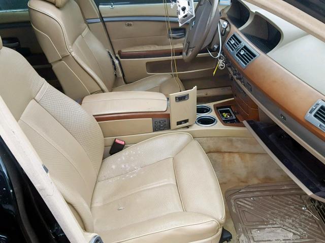 WBAGN63453DR09539 - 2003 BMW 745 LI BLACK photo 5