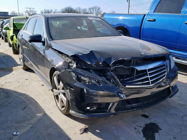 WDDHF5GB2BA302737 - 2011 MERCEDES-BENZ E 350 BLACK photo 1