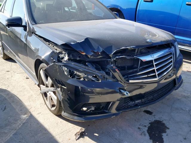 WDDHF5GB2BA302737 - 2011 MERCEDES-BENZ E 350 BLACK photo 9