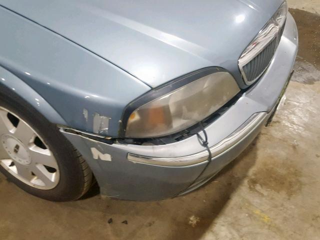 1LNHM86S43Y668688 - 2003 LINCOLN LS SILVER photo 9