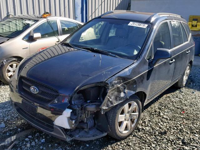 KNAFG525077078787 - 2007 KIA RONDO BASE BLUE photo 2